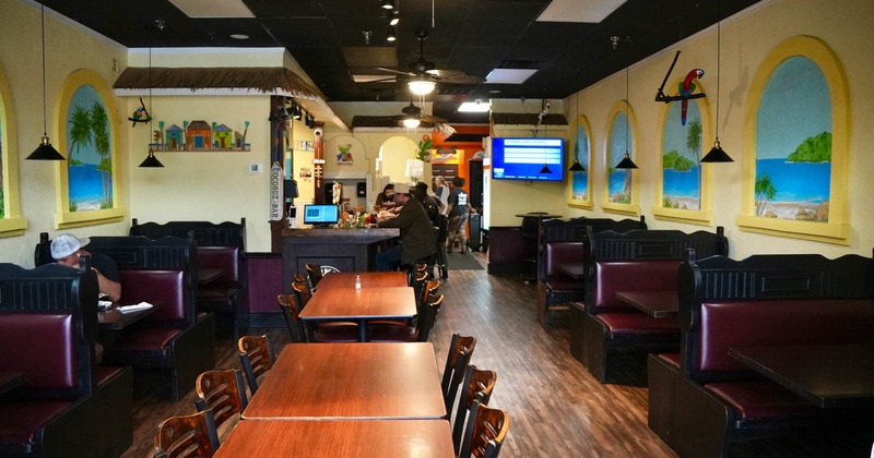 Interior, seating area