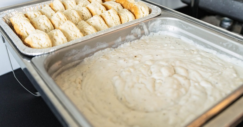 Food being prepared