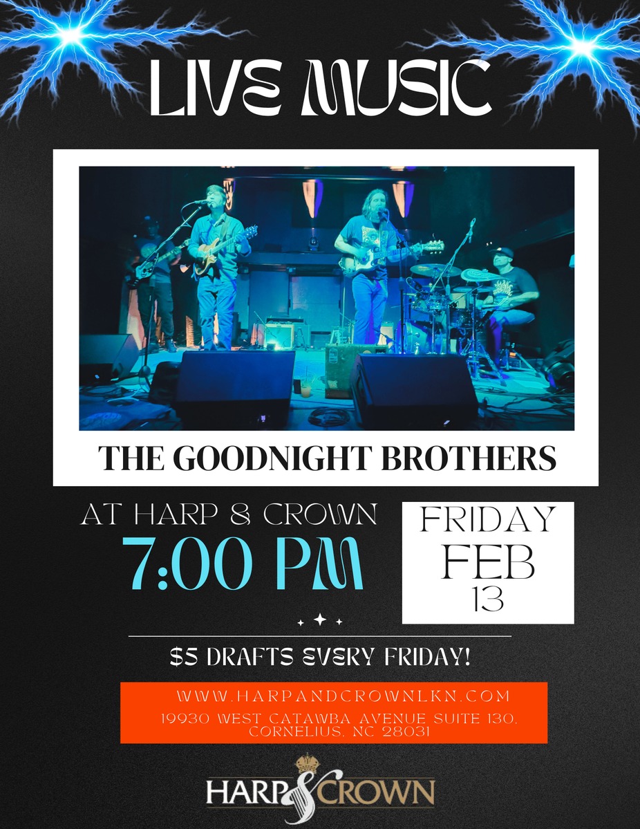 Goodnight Brothers Band Live at Harp & Crown event photo