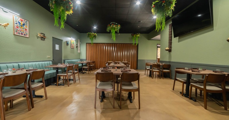 Interior, dining area