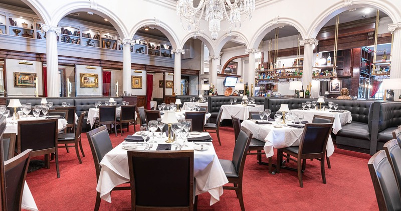 Interior, dining area