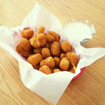 Cheese Curds Basket.