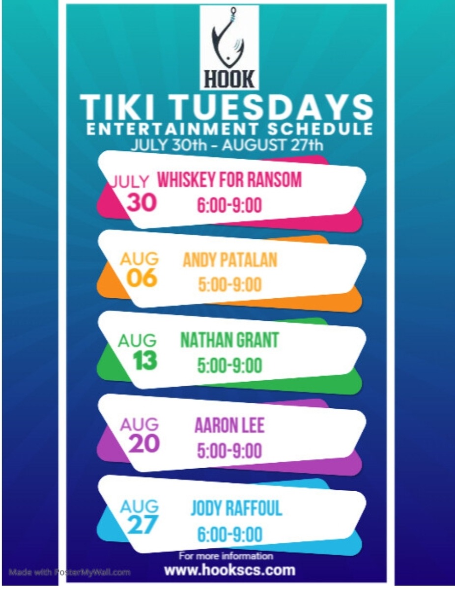 Tiki Tuesday - Entertainment Schedule event photo