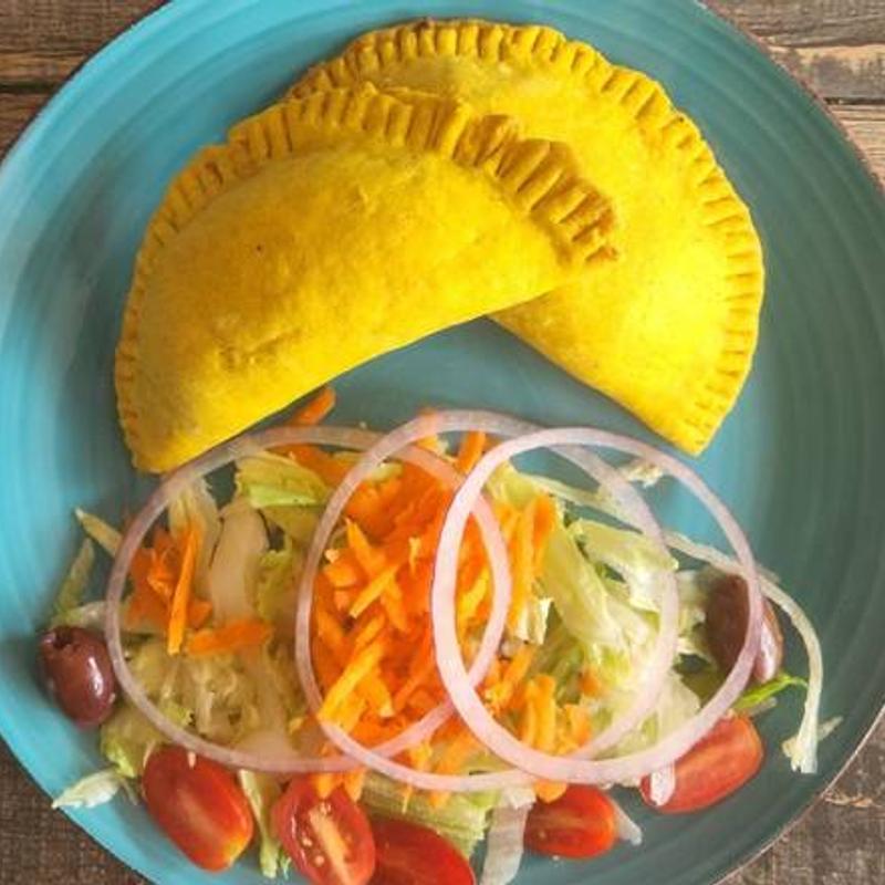 2 Vegan Jamaica Beef Patties photo