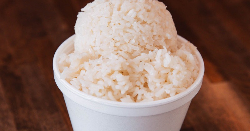 Garlic white rice