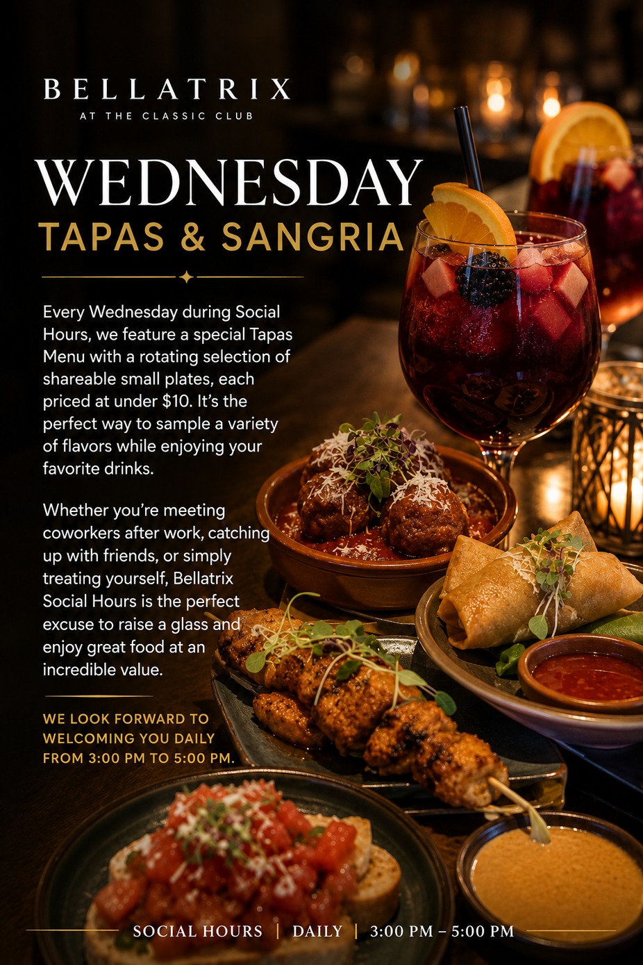 Sangria & Tapas Wednesday Nights event photo