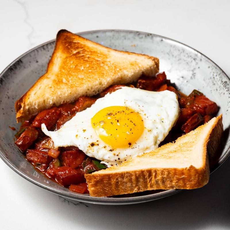 huevo a la flamenca photo