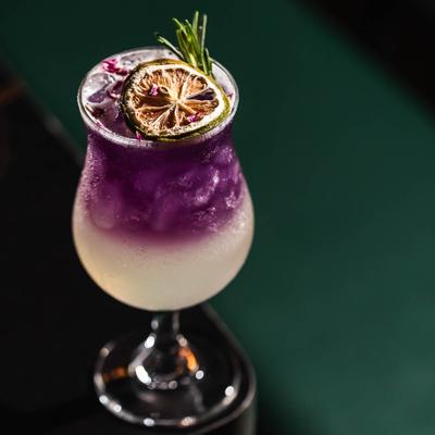 Purple Love cocktail.