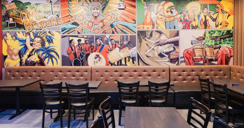 Interior seating space