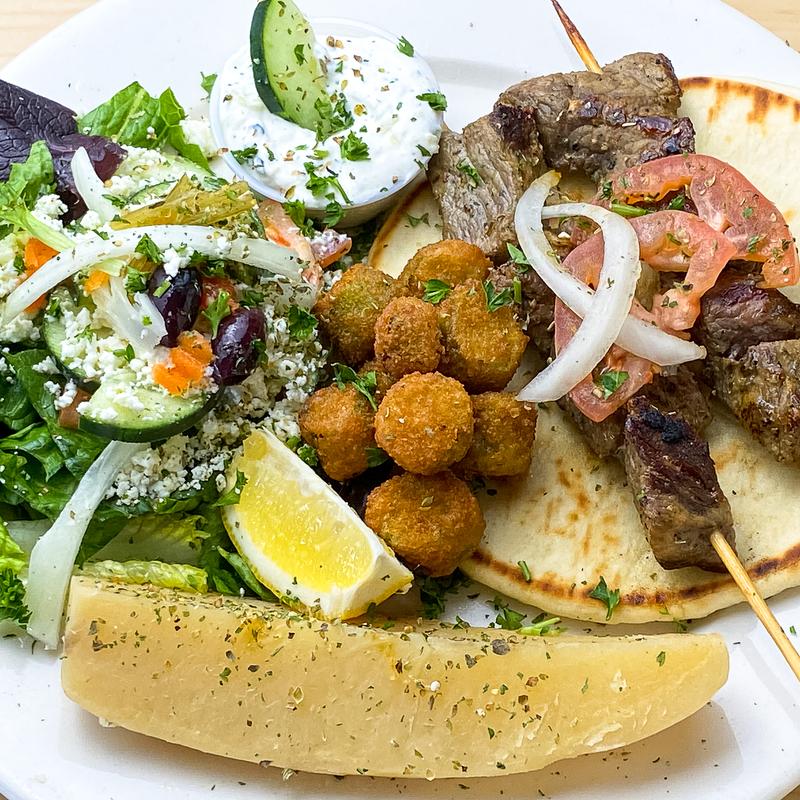 Lamb Souvlaki Platter photo