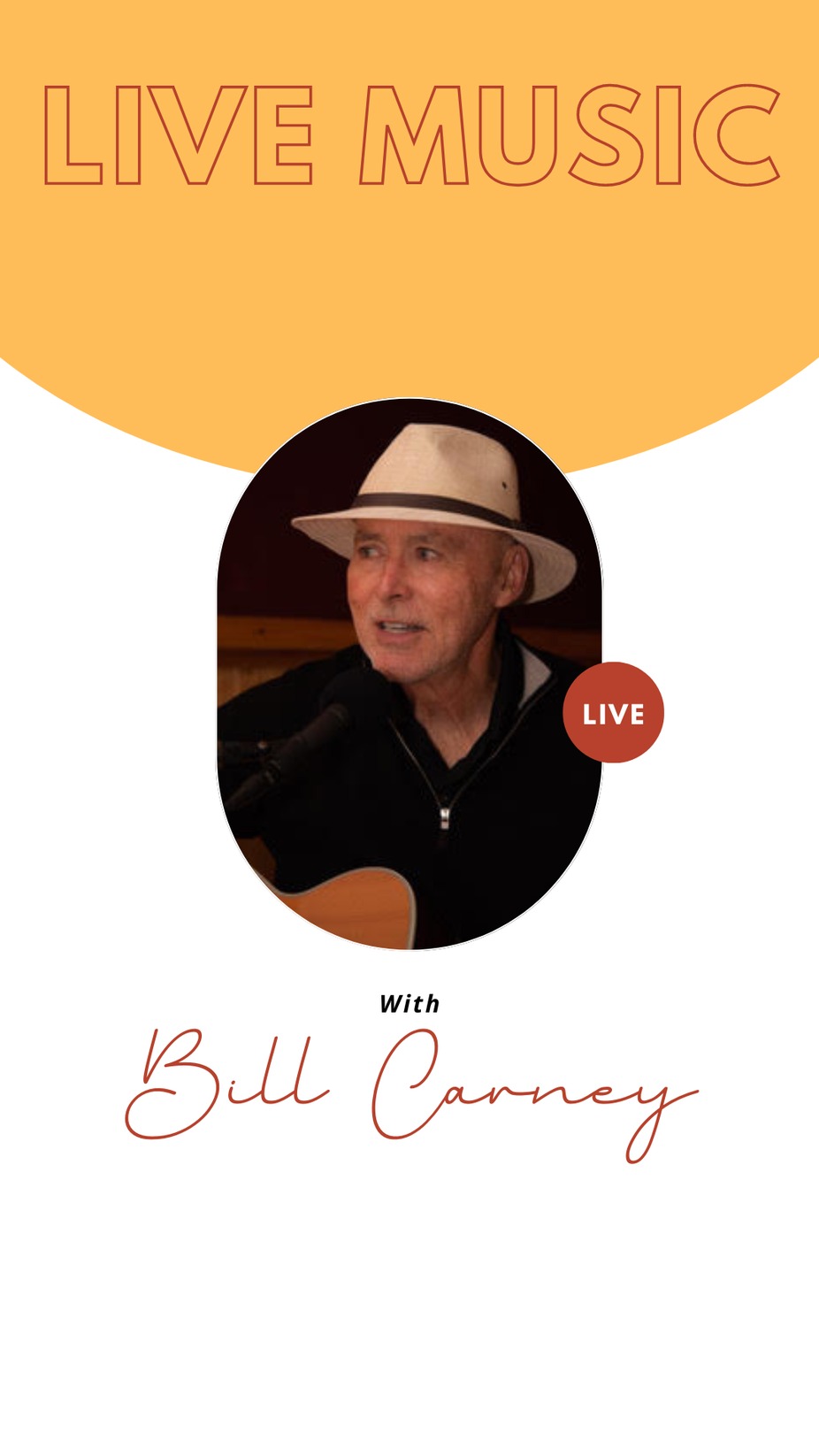 Live Music: Bill Carney event photo
