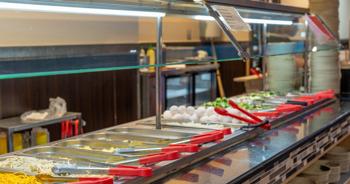 Buffet counter