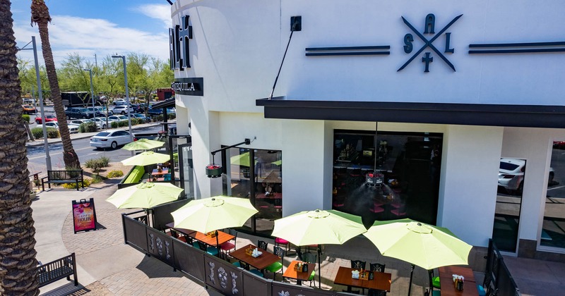 SALT Tacos y Tequila as view from the street