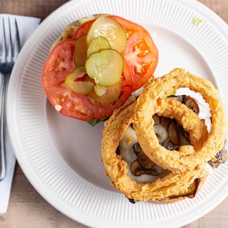 Swiss Shroom Burger photo