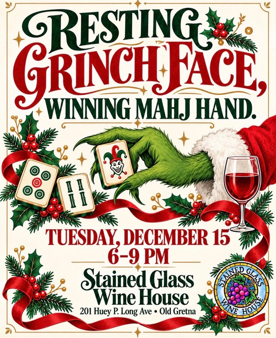 Resting Grinch Face, Winning Mahj Hand! event photo