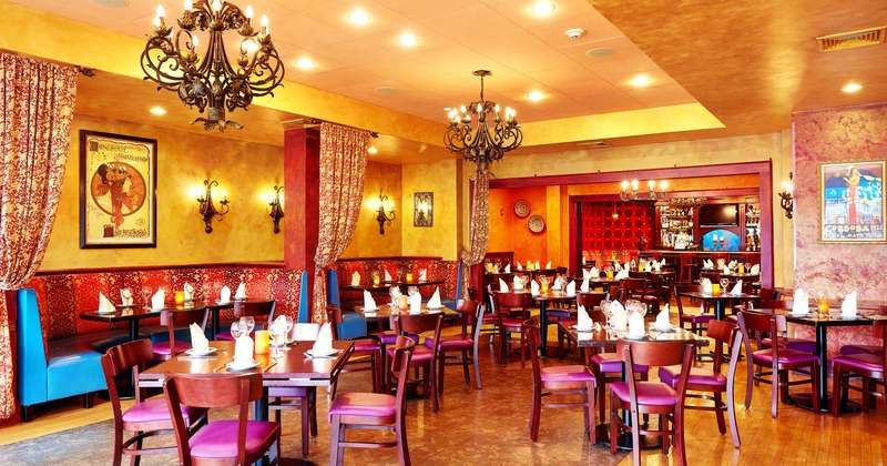 Diner area wide view