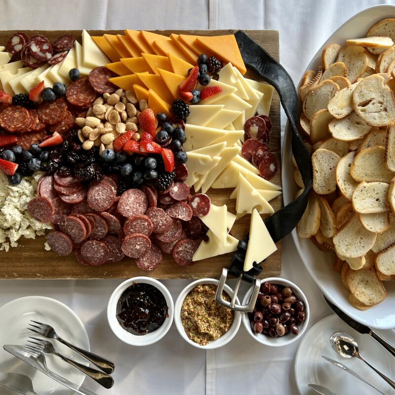 Banquet Charcuterie Board Built photo