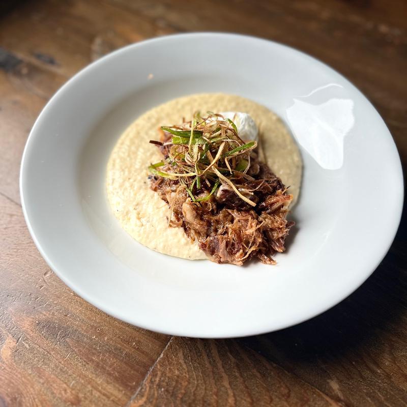 Grits with Pulled Pork photo