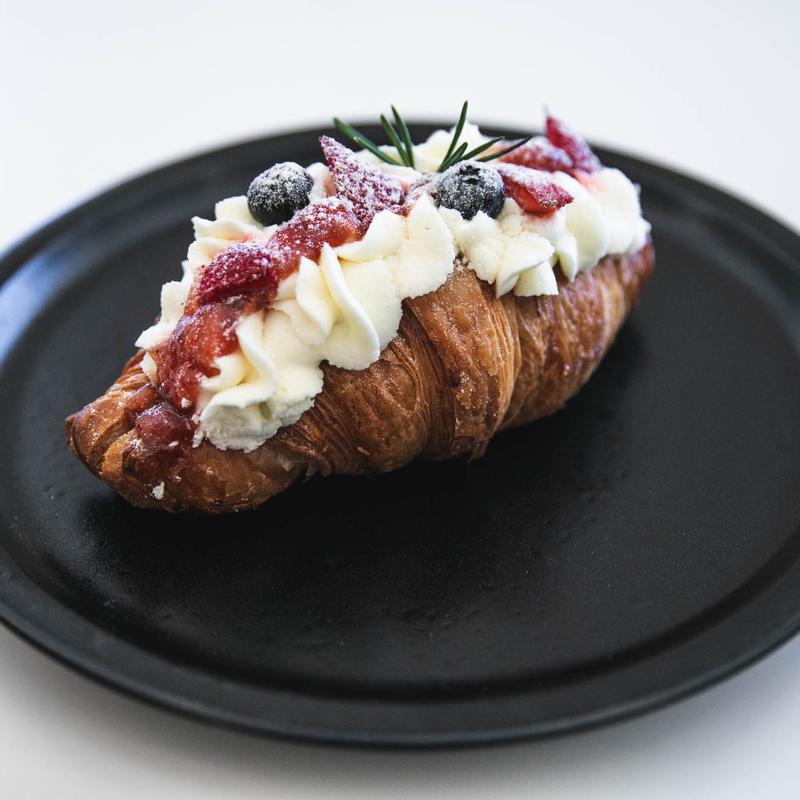 Berries Cream Croissant photo
