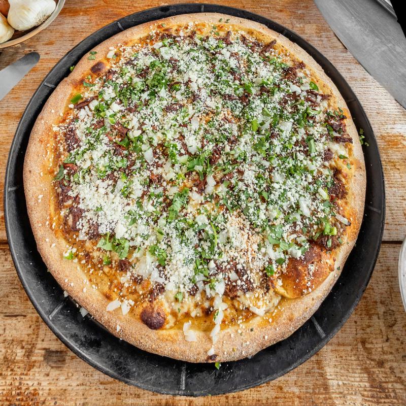 menu item 23 of 31, La Birria Pizza