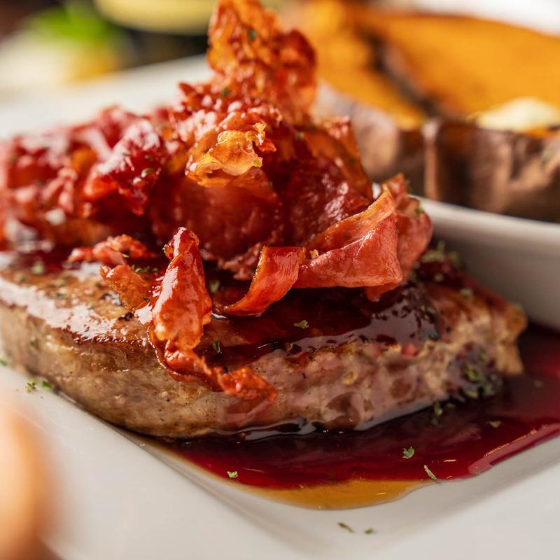 menu item 10 of 22, Prosciutto-Wrapped Pork