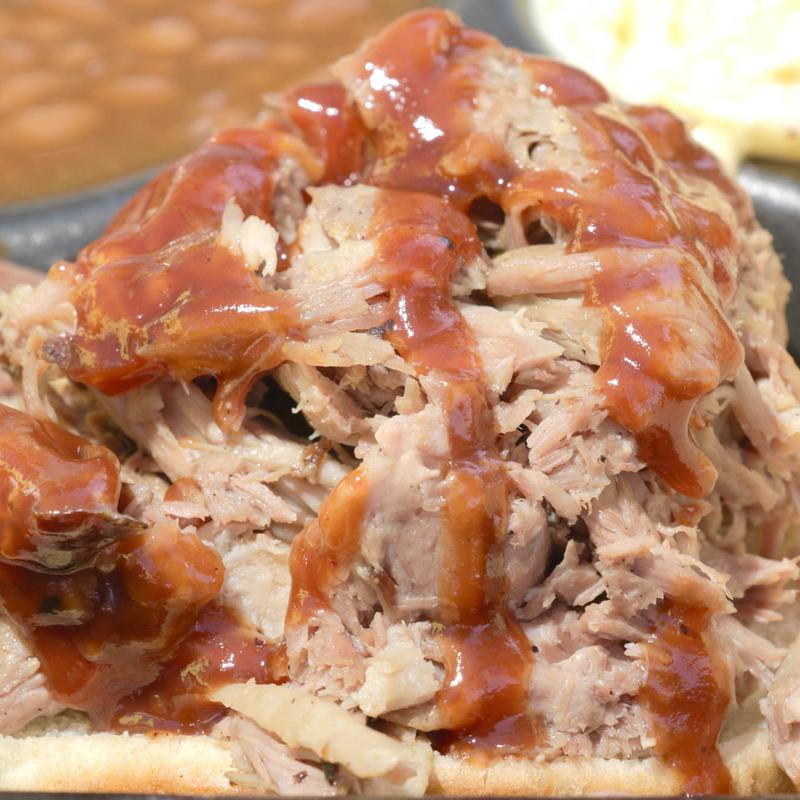 menu item 2 of 7, Pull Pork Sandwich with Chips