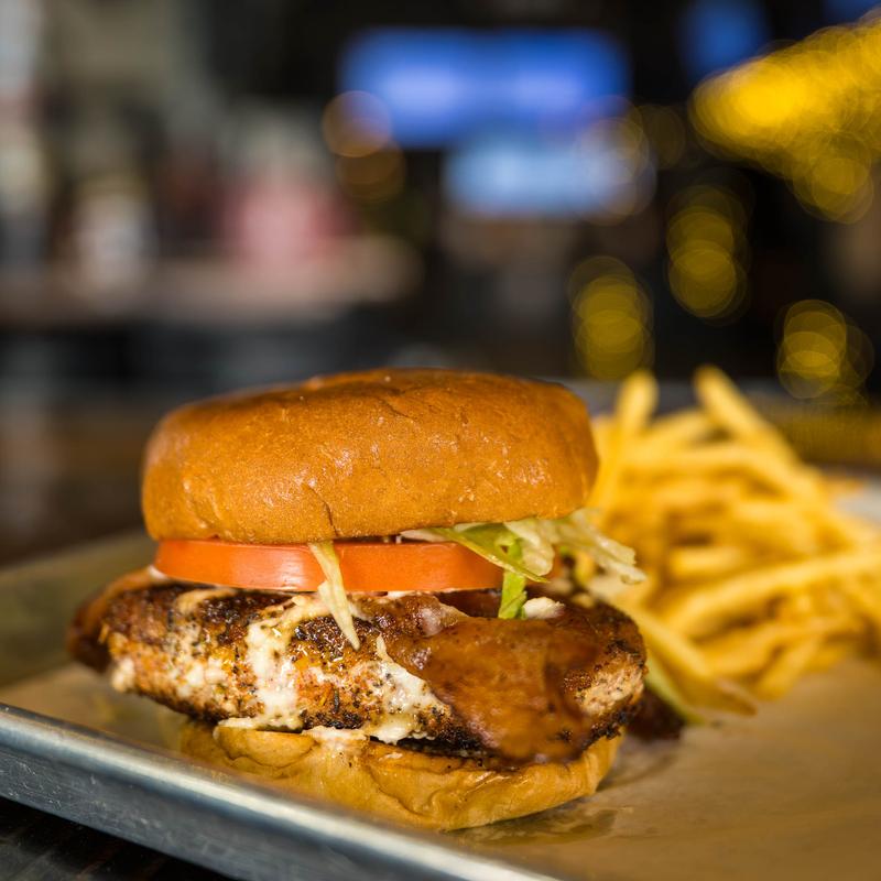 Chicken Sandwich & Fries photo