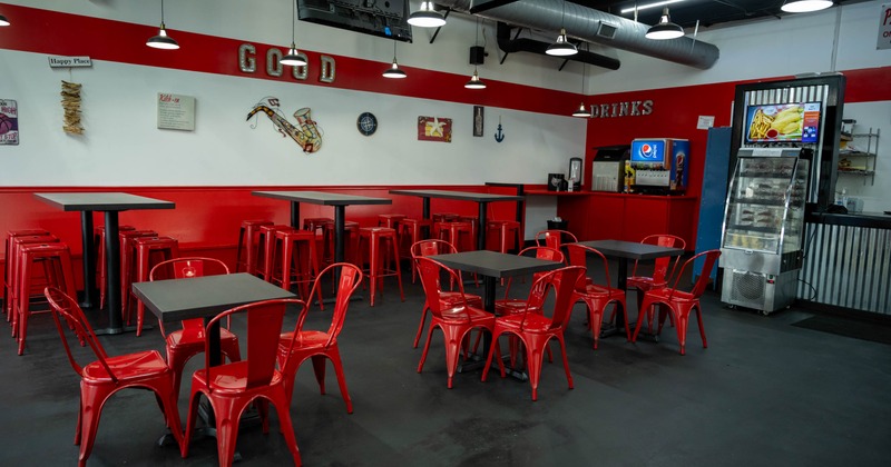 Interior seating area