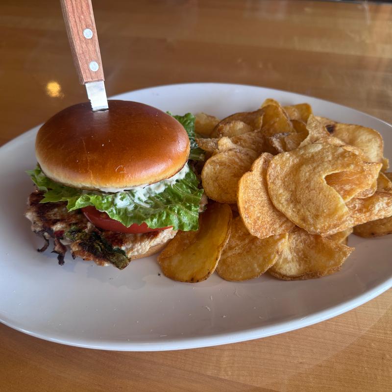 Chicken Florentine Burger photo