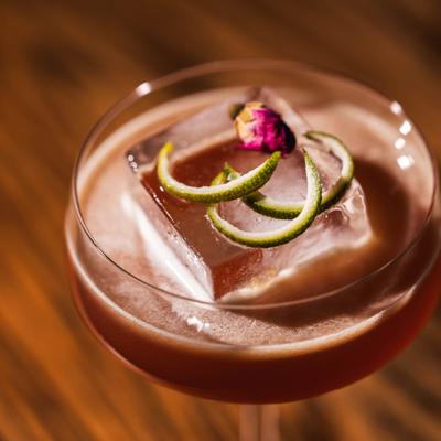 Collateral Beauty cocktail, close-up.