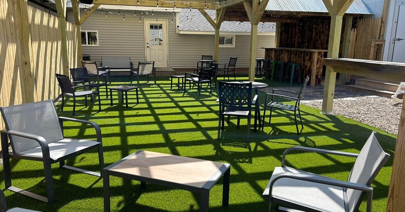 Outdoor seating area