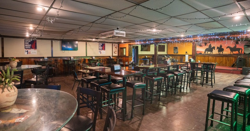 Interior, dining area