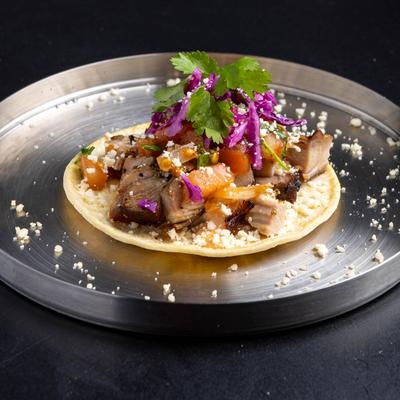 Pork taco.