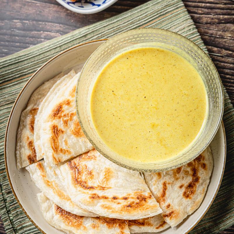 Roti with Curry Sauce (VO) photo