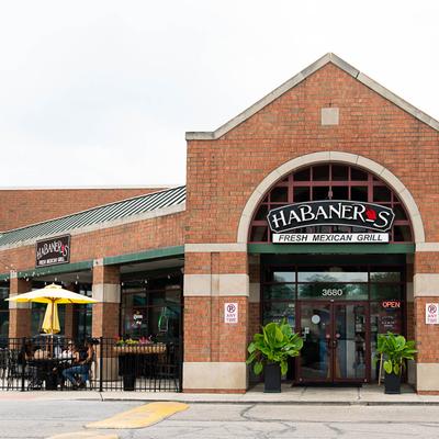 The restaurant building.