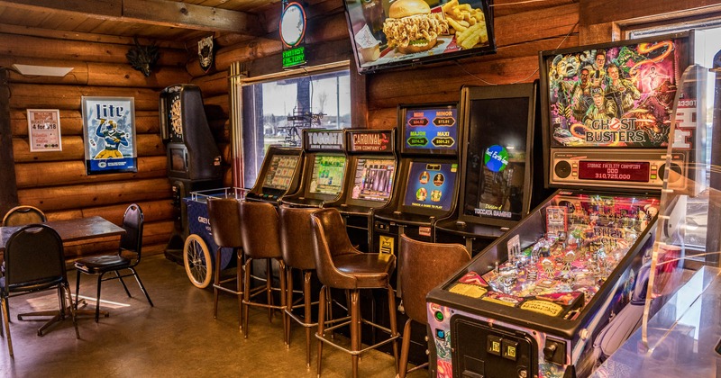 Interior, arcade gaming area