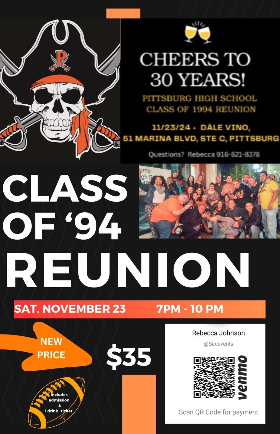 PHS Class of 1994 Thirty-Year High School Reunion - CLOSED TO THE PUBLIC event photo