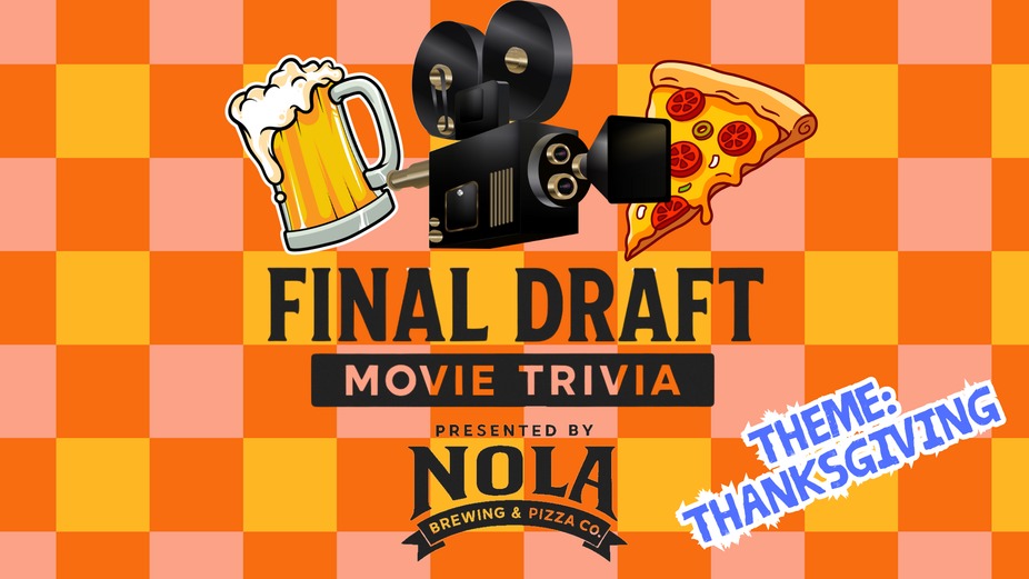 FREE LIVE TRIVIA:  Final Draft Movie Trivia - Thanksgiving event photo