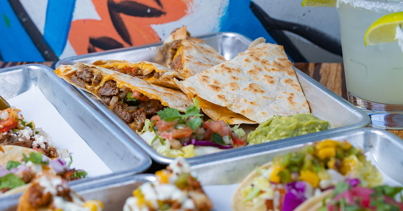 Different types of food closeup