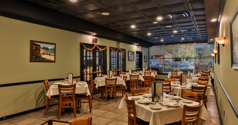Interior, dining area waiting for the guests
