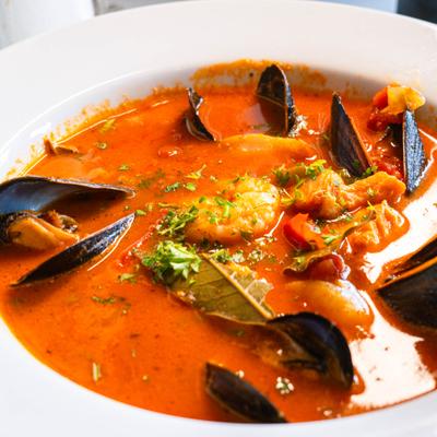 Seafood stew.