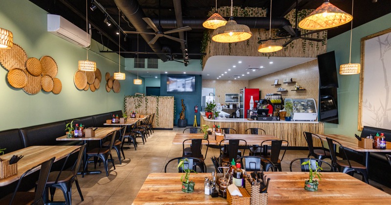 Interior, main dining area