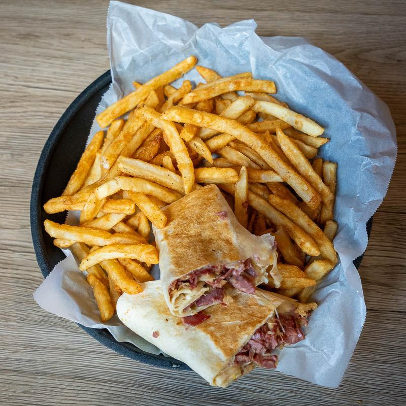 menu item 6 of 7, Rueben Wrap