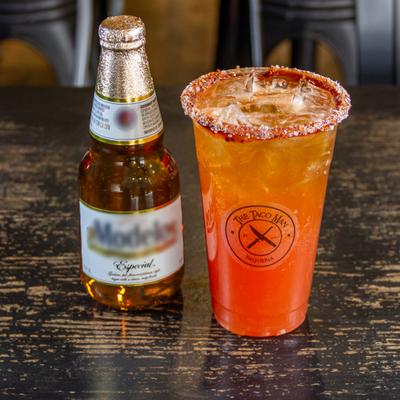 Modelo beer and Michelada.