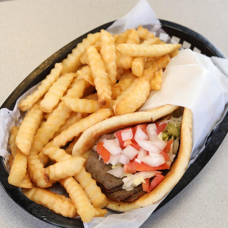 Gyro (Beef / Lamb) (L/T/O) Tzatziki photo