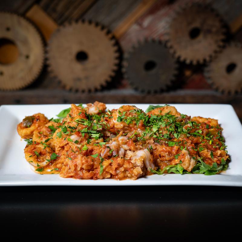 menu item 1 of 5, 1/2 LB Fried Calamari