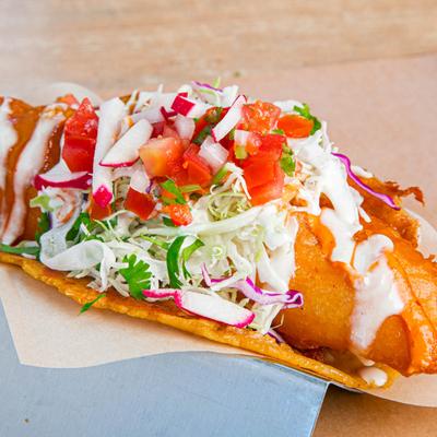 Baja fish taco.