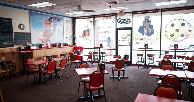 Interior, dining area