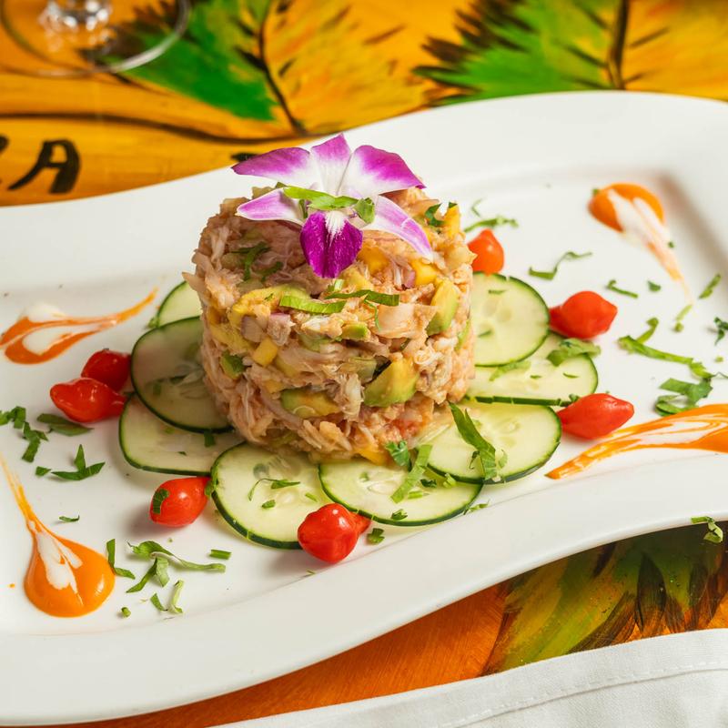 Alaskan Crab Cakes (L) photo