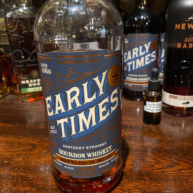 EARLY TIMES Bottled in Bond Bourbon photo